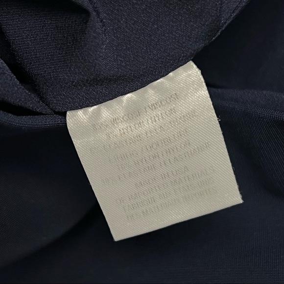 CUSHNIE Mini Dress Blue Summer Formal Retro 90s Strapless Bodycon Cocktail Sz 4 - Picture 11 of 11